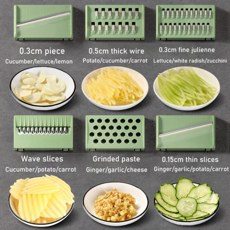 5 in 1 Vegetable Blades Cutter | Free Gift Card 🎁