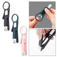 Smart Nail Clipper with Magnifying Glass & File