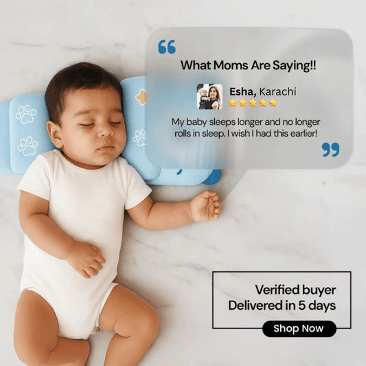 Baby Head Shaping Pillow – Safe & Comfortable - Velenza