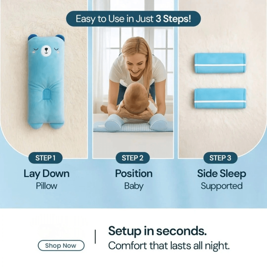 Baby Head Shaping Pillow – Safe & Comfortable - Velenza