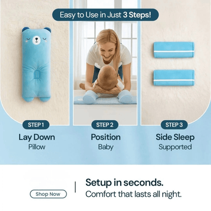 Baby Head Shaping Pillow – Safe & Comfortable - Velenza
