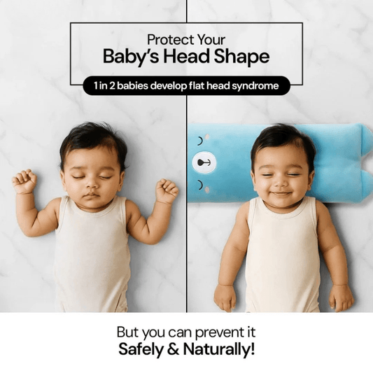 Baby Head Shaping Pillow – Safe & Comfortable - Velenza