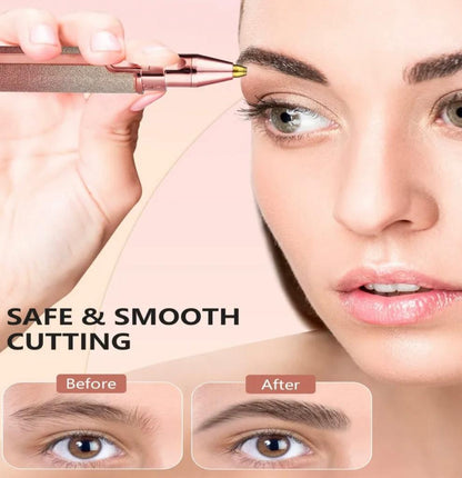2 in 1 Facial Hair Remover | Eyebrow Trimmer | Rechargeable | Free Gift Card 🎁