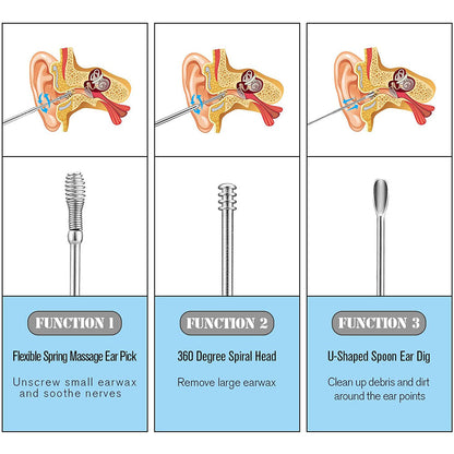 6 PCS Ear Wax Removal Kit - (BUY 1 GET 1 FREE)