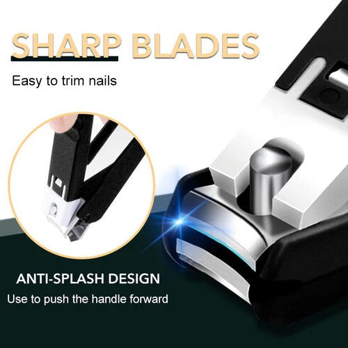 Smart Nail Clipper with Magnifying Glass & File