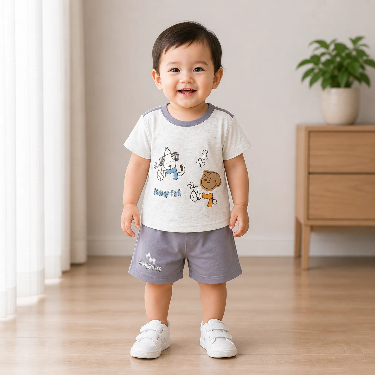 Baby T-Shirt & Shorts Set