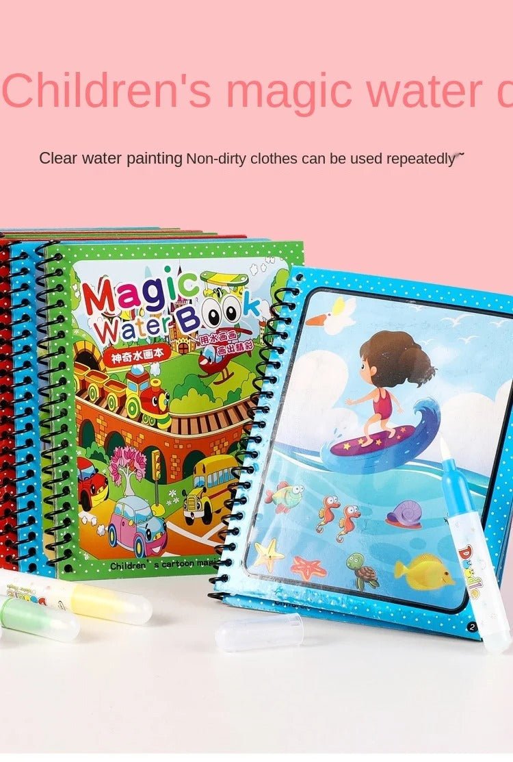 Magic Water Painting Books ( Pack of 3 Books ) - Velenza