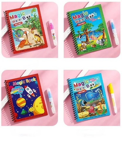 Magic Water Painting Books ( Pack of 3 Books ) - Velenza